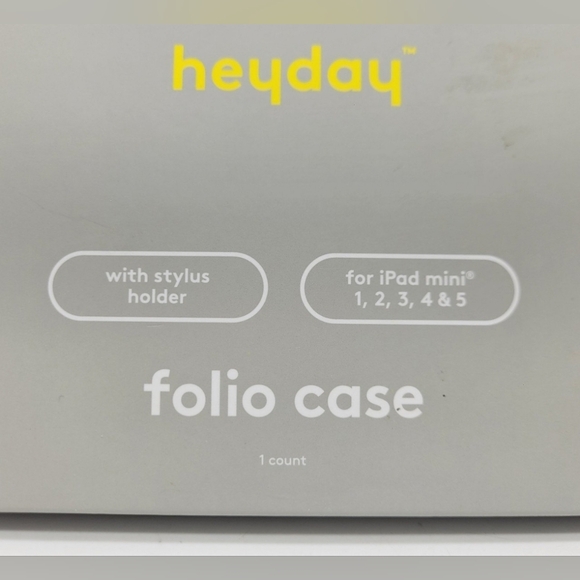 Blue iPad Mini 1-5 and Pencil Suede Case by heyday - Picture 2 of 5